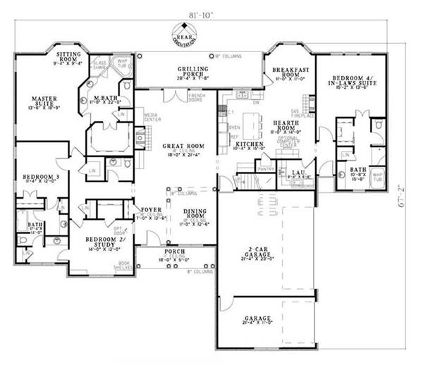 25 New Style House Plans With A Separate Inlaw Suite